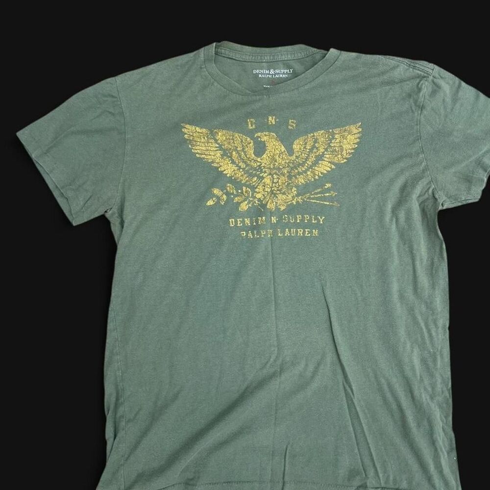 Ralph-lauren Men's Green T-shirt